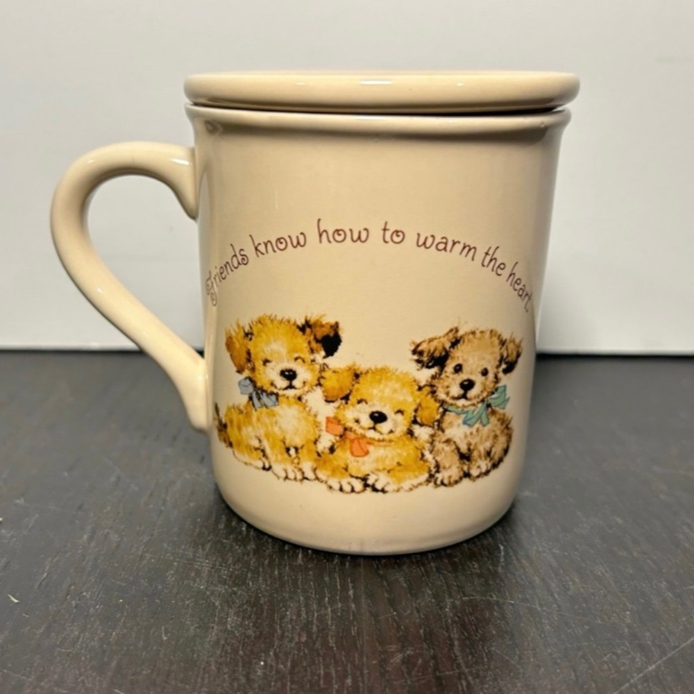 Vintage Hallmark Mug Mates Coffee/Tea Mug Friends Know How To Warm The Heart